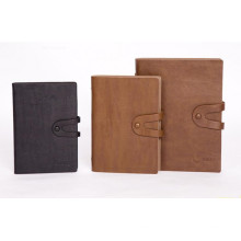 Gute Qualität Hardcover PU Leder Notebook Druck